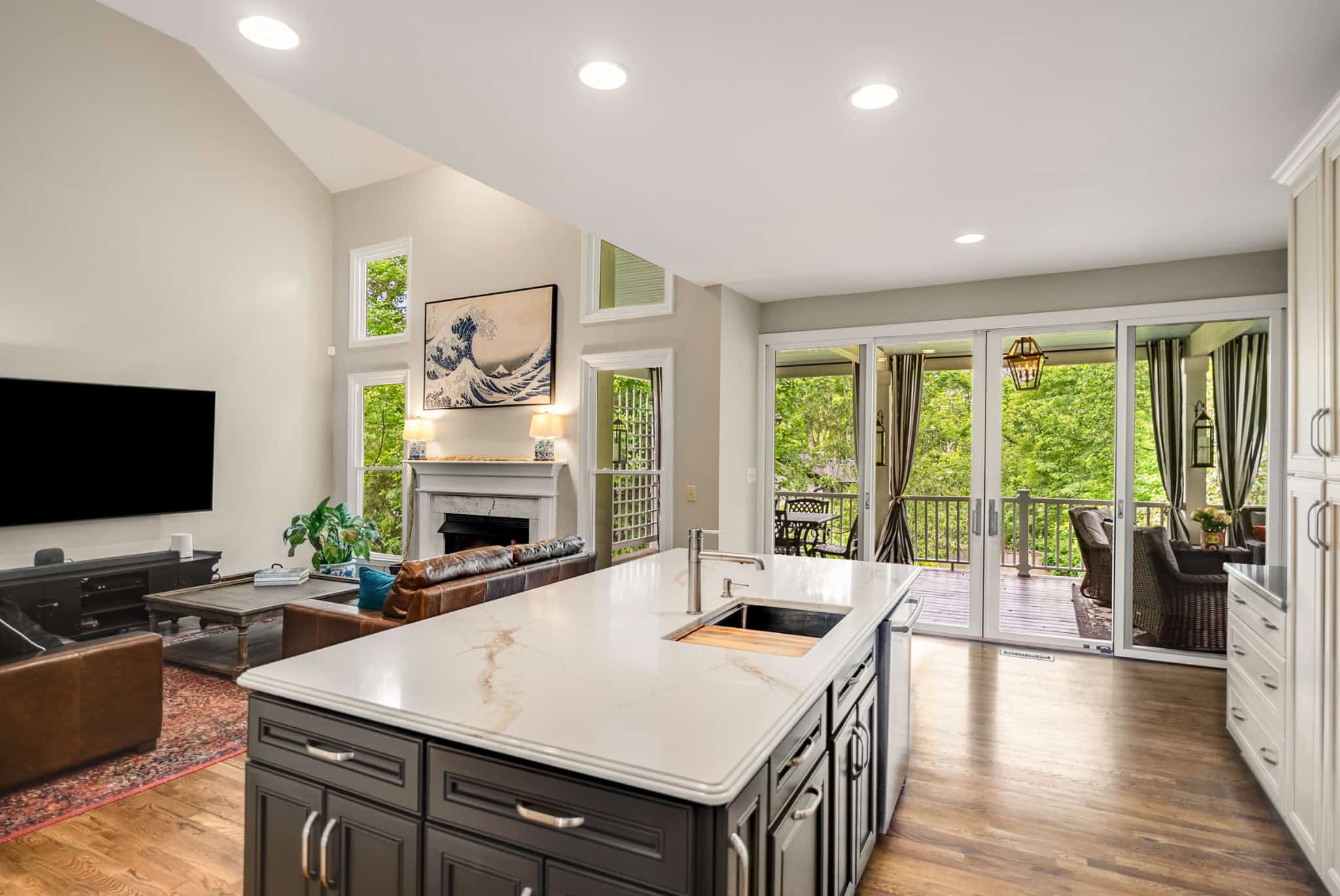 Kitchen renovation at 301 Culpepper Ct. by Worsham LLC, Nashville, TN