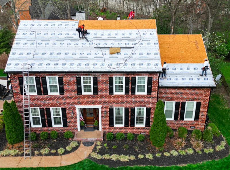 301 Culpepper Ct. - roofing aerial