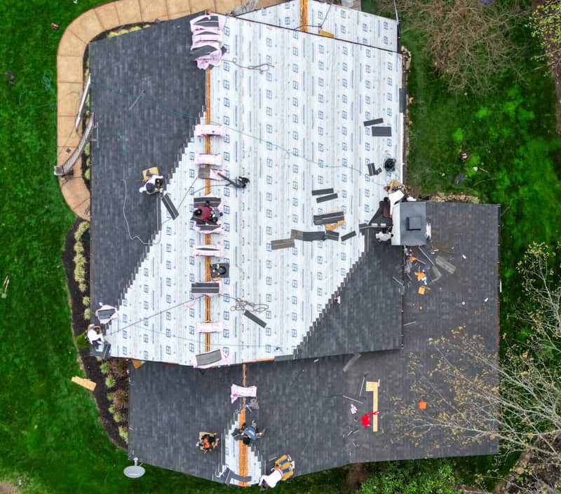 301 Culpepper Ct. - roofing aerial
